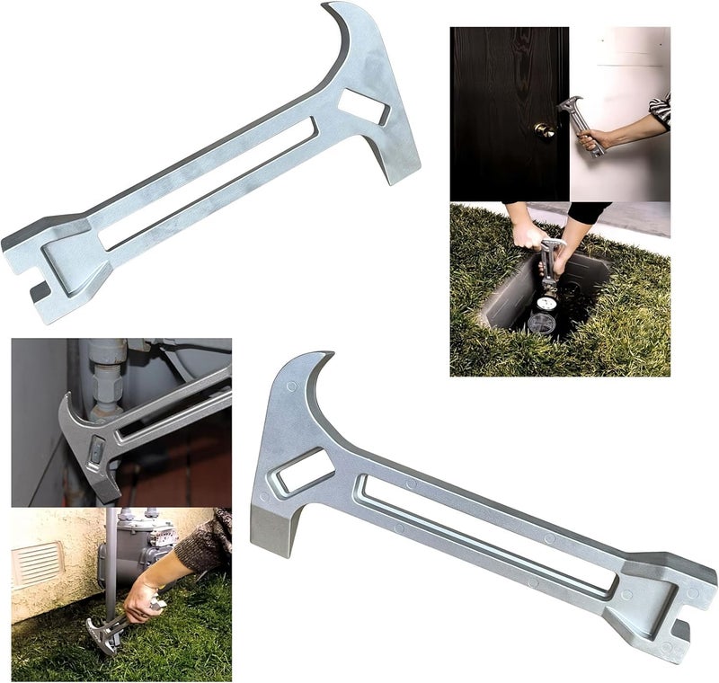 Viefow Emergency tool 4-in-1 gas shut-off wrench 515100 5110045 adapt Hurricanes, Fires, Floods, Disasters and Emergencies, Gas & Water Turn Off Tool - Survival & RescueTools - Image 3